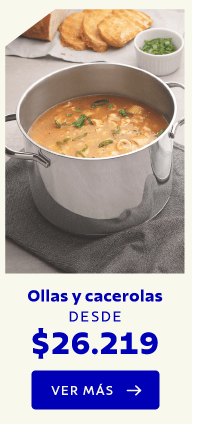 Ollas y cacerolas desde $ 26219